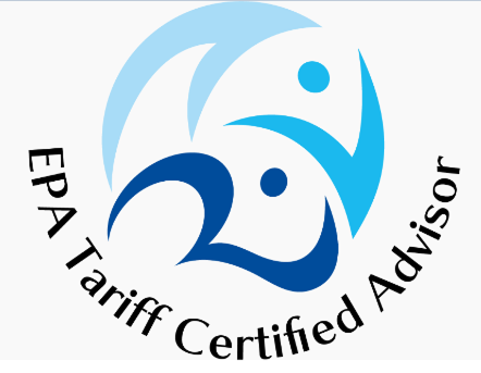 EPA Tariff Certified Advisor