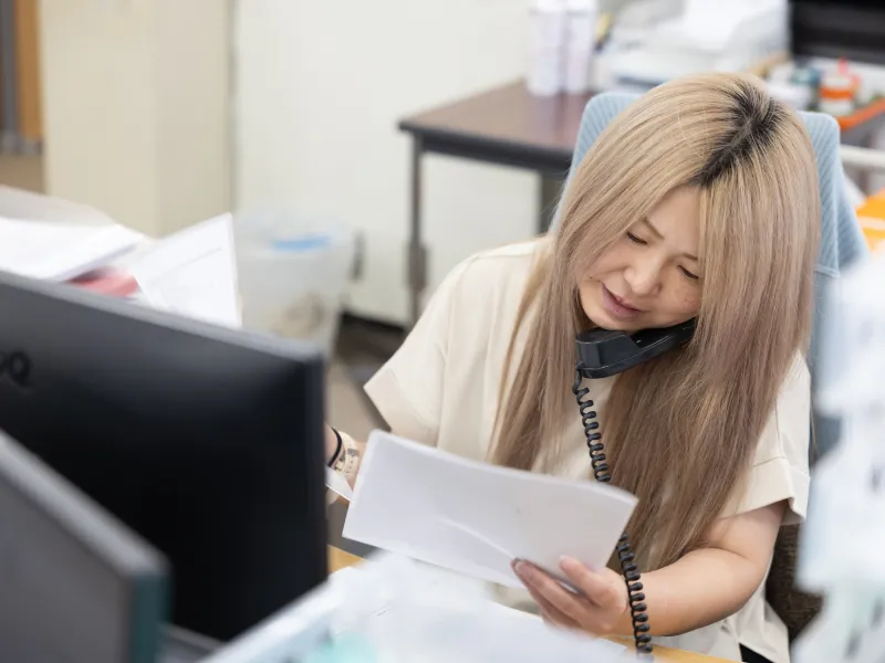女性が活躍している